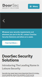 Mobile Screenshot of doorsec.org.uk